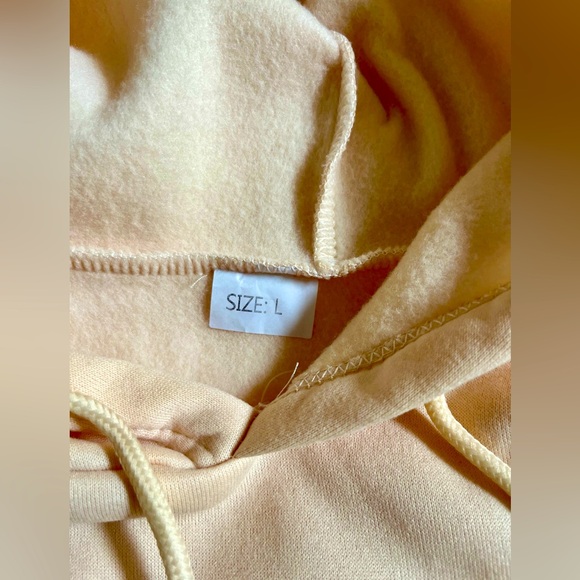 BTS Merch Dynamite Hoodie Yellow, Sz: L - Picture 4 of 6